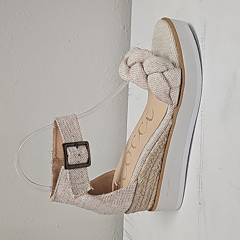 Natural Denim Sandals